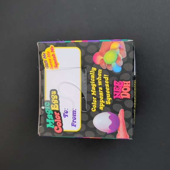 Nee Doh Aldi Exclusive Magic Color Egg NWT - Picture 4 of 4